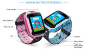 Yeni Q529 Çocuk Akıllı Telefon Renkli Dokunmatik Ekran Kamera Fonksiyonu Ile LBS GPS Akıllı Izle