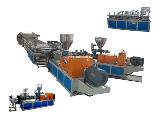915mm 1220mm Duvar Paneli WPC Tahta Makine / Pencere Profili Makina Yapımı 55kw, 37 Kw