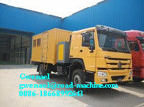 HOWO 4 x 2 Hafif Ticari Kamyonlar Mobil Atölye Aracı