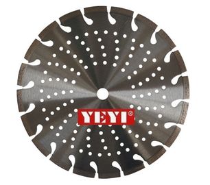 Dia 180mm 300mm 400mm Elmas Beton, Kum, Asfalt Bıçaklar Bölümlenmiş Tipi Testere