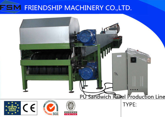 Otomatik Kesme Sistemi ile Yeni Tip PU Sandwich Panel Üretim Hattı