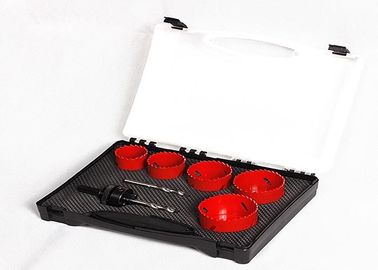 Bi Metal Metal Kesme Delme Deliği Testere Seti 51mm 57mm 64mm Dikey Matkap Makinesi için