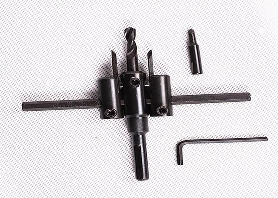 Özel Ayarlanabilir Delik Açma Makineleri Kesme Plastik / Ahşap Delik Testere 30mm - 120mm Ebat