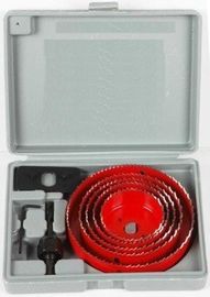 Plastik Kesme 8PC Delme Deliği Testere 64mm 76mm, Karbon Çelik ve Sertleştirilmiş Dişler