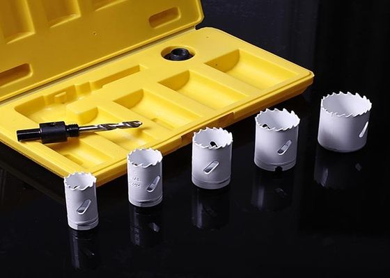 7PC Bi Metal Kesme Deliği Testere Paslanmaz Çelik, 32mm 38mm Büyük Çaplı Delik Testere