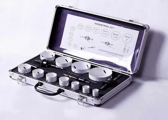 13PC Metal Kesme Delik Testere Seti Uzatma Ba, Onaltılı Saplı Arbor