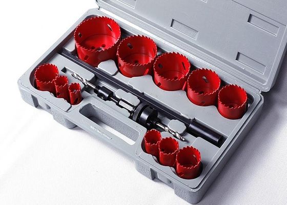 14PC HSS Bimetal Delik Testere, Özel Dantel Diş Deliği Kesme Testere Seti