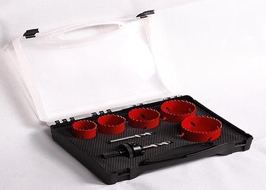 7PC Paslanmaz Çelik Bimetal Delik 38mm 44mm 2 inç Pilot Matkap / Silahlı 2,5 inç Testere