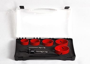 7PC Paslanmaz Çelik Bimetal Delik 38mm 44mm 2 inç Pilot Matkap / Silahlı 2,5 inç Testere