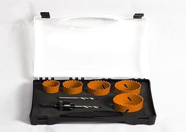 7PC Paslanmaz Çelik Bimetal Delik 38mm 44mm 2 inç Pilot Matkap / Silahlı 2,5 inç Testere