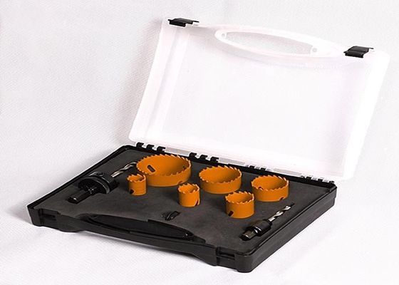 9PC HSS Bimetal Delik Testere Seti, Plastik Kaseyle, Delici Matkap Ucu