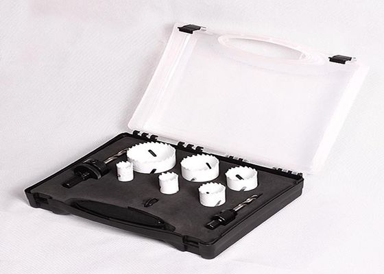 9PC HSS Bimetal Delik Testere Seti, Plastik Kaseyle, Delici Matkap Ucu