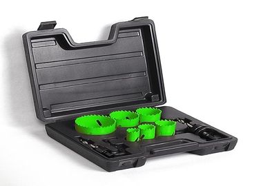9PC Boyalı Ahşap / Plastik Bimetal Delik Testere Seti M3 / M42 Metal Kesme Aletleri