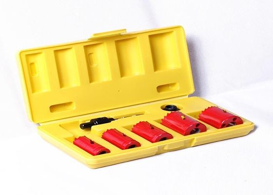 7PC HSS Bimetal Delik Testere Paslanmaz Çelik M3 / M42 Arbors / Adaptörlü