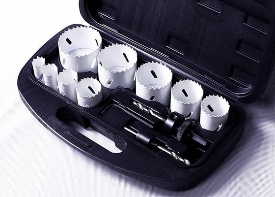 Sert Ahşap Zeminler İçin Beyaz 1-3 / 8 &quot;2&quot; İnce Diş Bimetal Delik Testere Kesici Takımlar