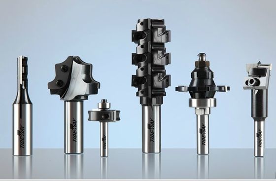 CNC Router Bits, Ağaç İşleme İçin Değiştirilebilir Bıçaklarla Micro-Grain Tungsten Karpit Router Uçları