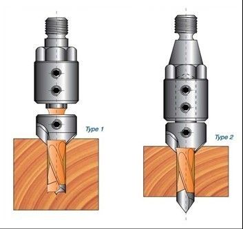 Özelleştirilmiş OEM Brad noktası, V noktası TCT Havşa Açıcıları