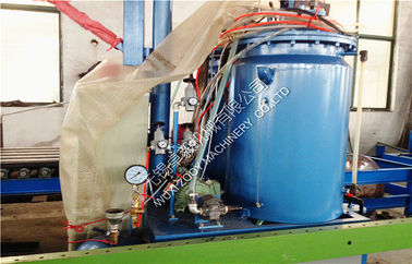 Uçan Testere Kesme Sistemi 1 Adet Yüksek Basınçlı PU Köpüren Makine ile PU Sandviç Panel Makinesi