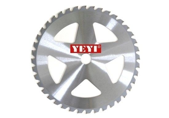 Özelleştirilmiş Karbür Fırça Kesici Bıçak ağacı, testere bıçakları 255mm